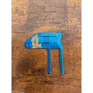 Vintage  60's Clinton Pleat Maker Stainless Steel Tool Made in USA